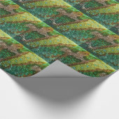 CHAMELEON IMITAT HAUTTEXTON GESCHENKPAPIER (Ecke)