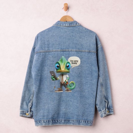 Chameleon in einer Krawatte Jeansjacke (Hangar)