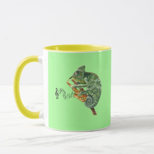 Chameleon Jazz Saxophon Tasse (Links)