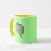 Chameleon Jazz Saxophon Tasse (Vorderseite Links)