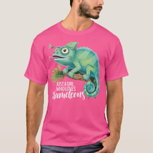 Chameleon Just A Girl Who Lieben Chameleons T-Shirt