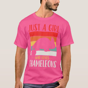 Chameleon Just A Girl Who Lieben Chameleons T-Shirt