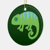 Chameleon Keramik Ornament (Links)