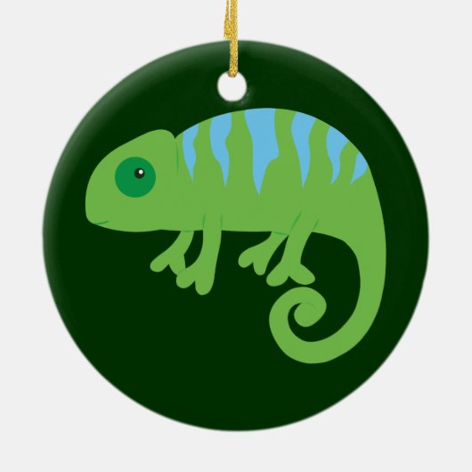 Chameleon Keramik Ornament (Hinten)