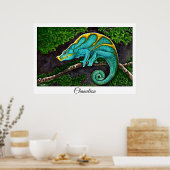 Chameleon Life Poster (Küche)