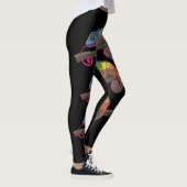 CHAMELEON LIZARD ART YOGA PANS LEGGINGS (Rechts)