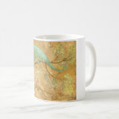Chameleon (Lizard) (Reptil) (Moghul Art) (asiatisc Kaffeetasse (VorderseiteRechts)