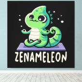 Chameleon Lover Leinwanddruck (Insitu (Holzboden))