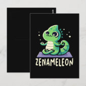 Chameleon Lover Postkarte (Vorne/Hinten)