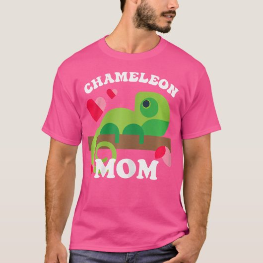 Chameleon Mama Zookeeper Lizard Reptiles Pets Cham T-Shirt (Vorderseite)