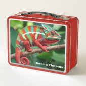 Chameleon Metall Brotdose (Rückseite)