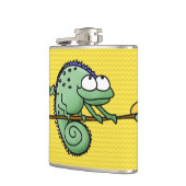 Chameleon Niedlich Funny Flachmann (Links)