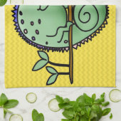 Chameleon Niedlich Funny Geschirrtuch (Gefaltet)