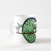 Chameleon Niedlich Funny Kaffeetasse (Vorderseite Links)