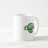 Chameleon Niedlich Funny Kaffeetasse (VorderseiteRechts)