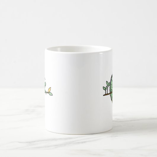 Chameleon Niedlich Funny Kaffeetasse (Mittel)