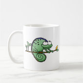 Chameleon Niedlich Funny Kaffeetasse (Links)