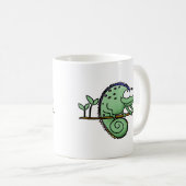 Chameleon Niedlich Funny Kaffeetasse (VorderseiteRechts)
