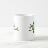 Chameleon Niedlich Funny Kaffeetasse (Mittel)