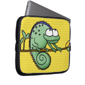 Chameleon Niedlich Funny Laptopschutzhülle (Vorne Rechts)