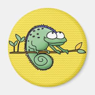 Chameleon Niedlich Funny Magnet