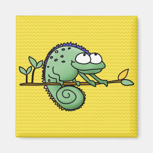 Chameleon Niedlich Funny Magnet