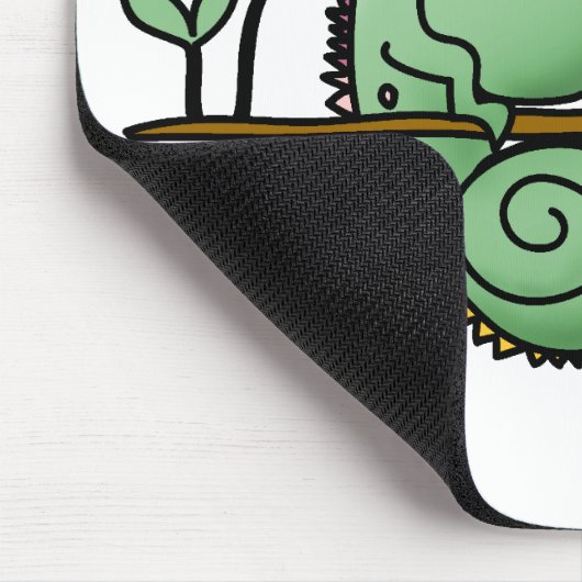 Chameleon Niedlich Funny Mousepad (Ecke)