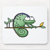 Chameleon Niedlich Funny Mousepad (Vorne)