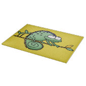 Chameleon Niedlich Funny Schneidebrett (Ecke)