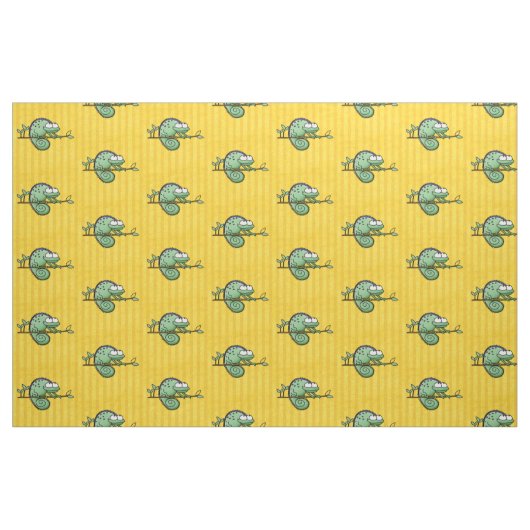 Chameleon Niedlich Funny Stoff (Yard (91,4 cm))