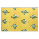 Chameleon Niedlich Funny Stoff (Fat Quarter (45,7 x 55,9 cm))