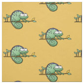 Chameleon Niedlich Funny Stoff (Muster)