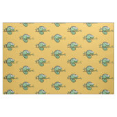 Chameleon Niedlich Funny Stoff (Fat Quarter (45,7 x 55,9 cm))
