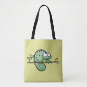 Chameleon Niedlich Funny Tasche (Vorderseite)