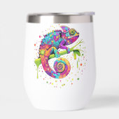 Chameleon Paint Stains Wasserfarbe Stil (Links)