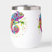 Chameleon Paint Stains Wasserfarbe Stil (Vorderseite)