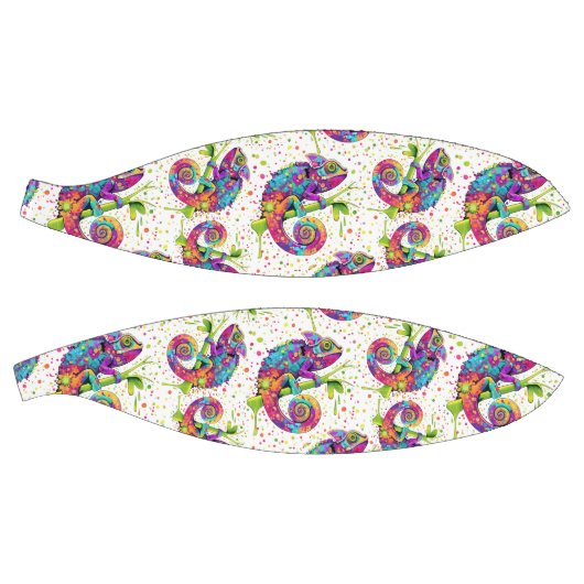 Chameleon Paint Stains Wasserfarbe Stil Basketball (Panele)