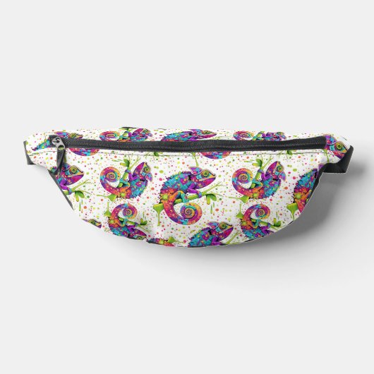 Chameleon Paint Stains Wasserfarbe Stil Bauchtasche (Ablage )