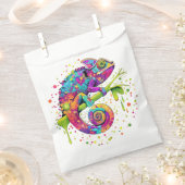 Chameleon Paint Stains Wasserfarbe Stil Geschenktütchen (Ausgeschnitten)