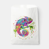 Chameleon Paint Stains Wasserfarbe Stil Geschenktütchen (Vorderseite)