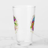 Chameleon Paint Stains Wasserfarbe Stil Glas (Links)