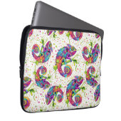 Chameleon Paint Stains Wasserfarbe Stil Laptopschutzhülle (Vorne Rechts)