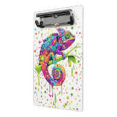 Chameleon Paint Stains Wasserfarbe Stil Mini Klemmbrett (Gewinkelt2)