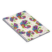 Chameleon Paint Stains Wasserfarbe Stil Notizblock (Rechte Seite)
