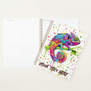 Chameleon Paint Stains Wasserfarbe Stil Planer