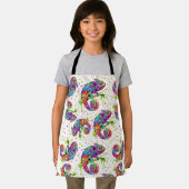 Chameleon Paint Stains Wasserfarbe Stil Schürze (Insitu)