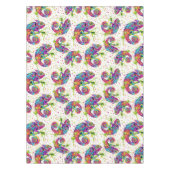 Chameleon Paint Stains Wasserfarbe Stil Tischdecke (Vorderseite)