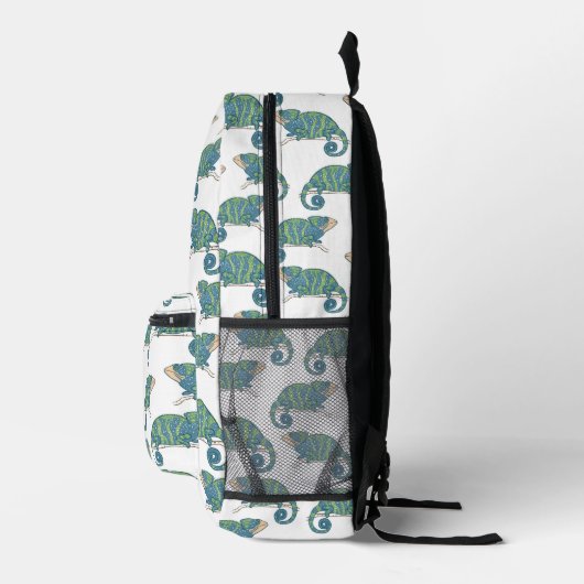 Chameleon Pattern Bedruckter Rucksack (Rechts)
