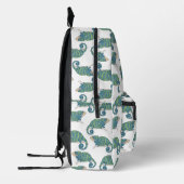 Chameleon Pattern Bedruckter Rucksack (Links)