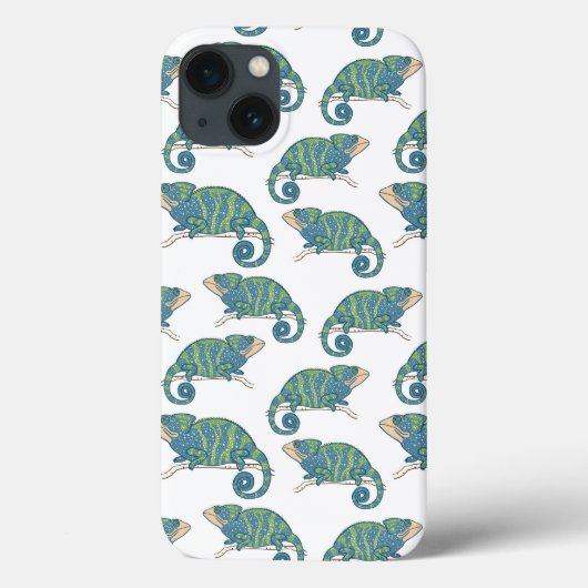 Chameleon Pattern Case-Mate iPhone Hülle (Rückseite)